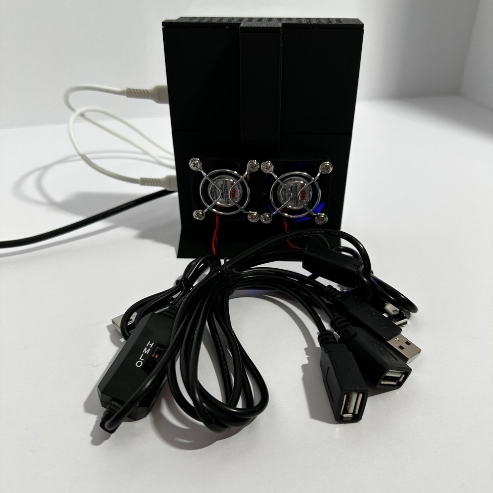 NerdMinerV2 Case A.S.T.R.A. Cooling Tower (2 Stack Tower)