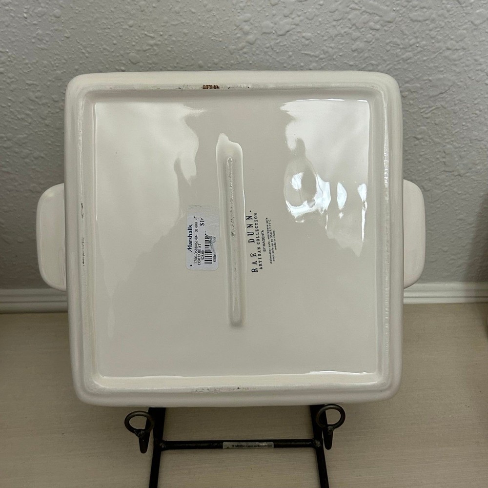 Rae Dunn Stuffing Thanksgiving Fall Ceramic Baking Dish