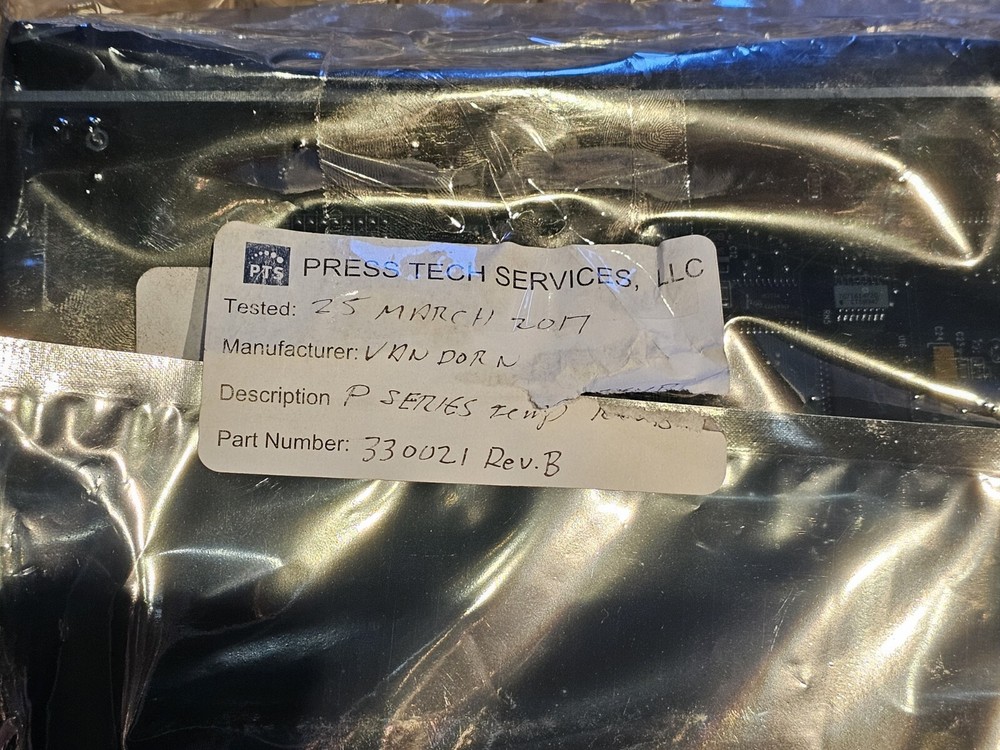 Van Dorn ASSY 330021 Rev B Temperature Module