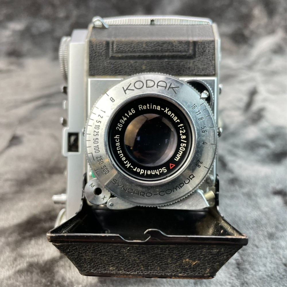 Kodak Retina Ia 35mm Folding Camera w/ Case - Untested