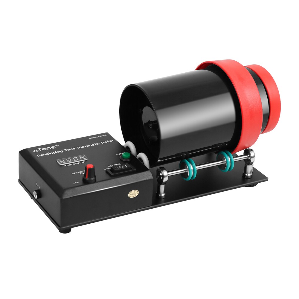 Automatic Darkroom Film Processor Machine with 3 Spirals Reel Developing Tank