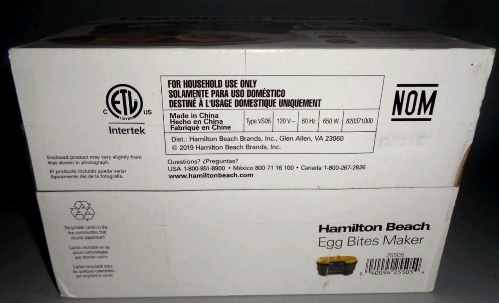 Hamilton Beach Electric Egg Bites Maker 1