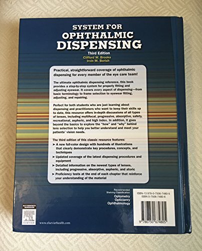 System for Ophthalmic Dispensing, 3e
