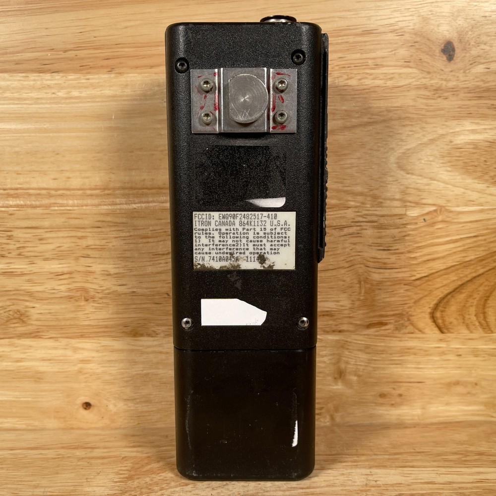 Itron ReadOne Pro Black Gas Electric Water Data Collector Ping Meter Reader BAD!