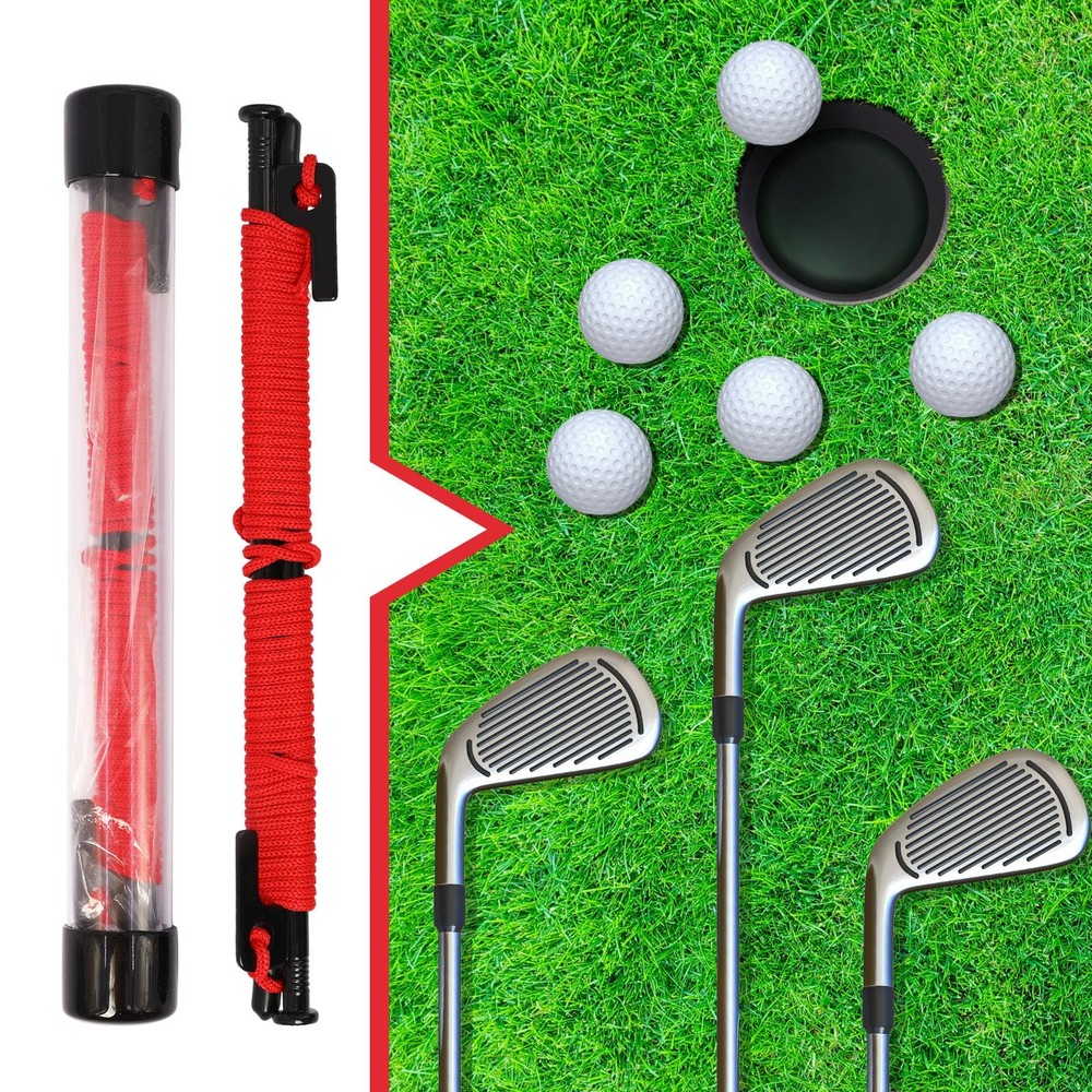Golf Putting Training Aid, Putting String Line for Guide, Golf Putting Alignm...