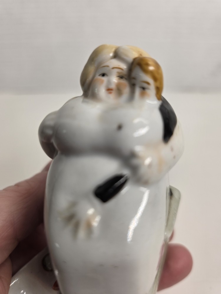 Vintage Ceramic Ring Dish Holder Fat Lady