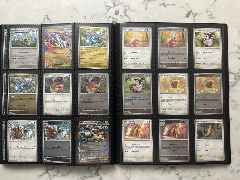 Mega Evolutions - Complete Base Set - C,U,R,RR and Reverses - With Binder
