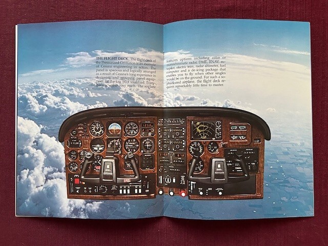 Cessna Pressurized Centurion brochure 1982