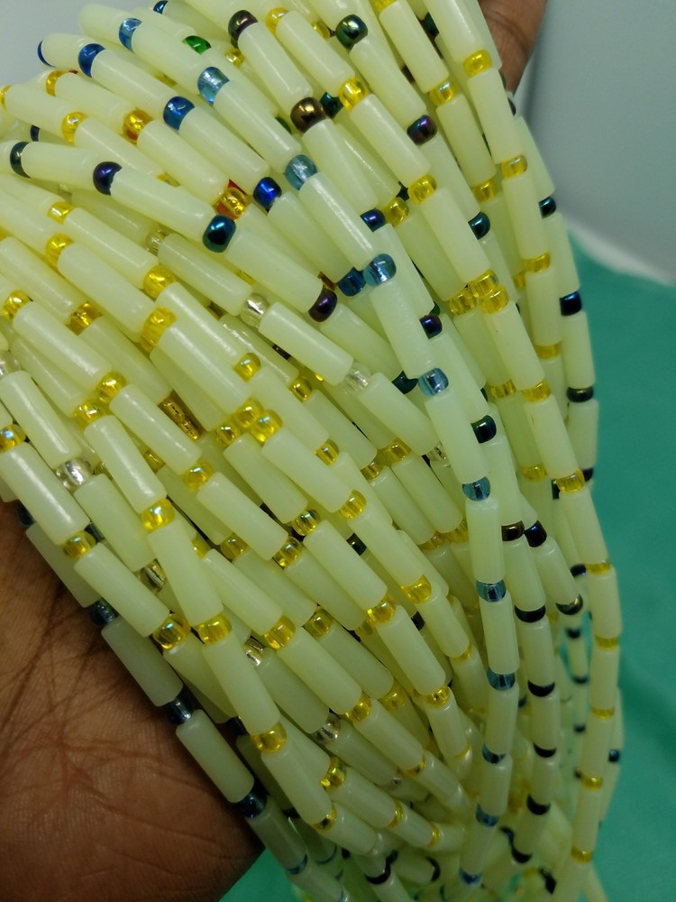 Neon waist beads