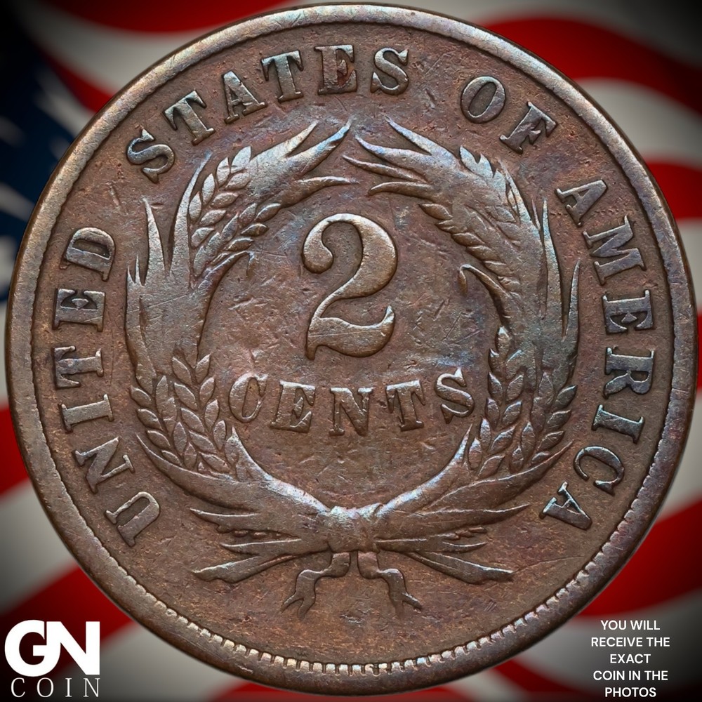 1868 2 Cent Piece B1895