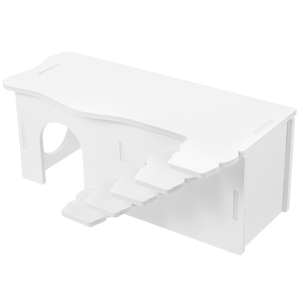 Guinea Pig Bed Hideout Hamster Hideouts Platforms with Ladders Plastic