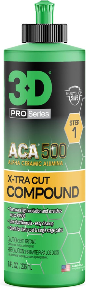 ACA 500 Cutting Compound – Step 1 Extra-Cut for Deep Paint Correction | Cuts P10