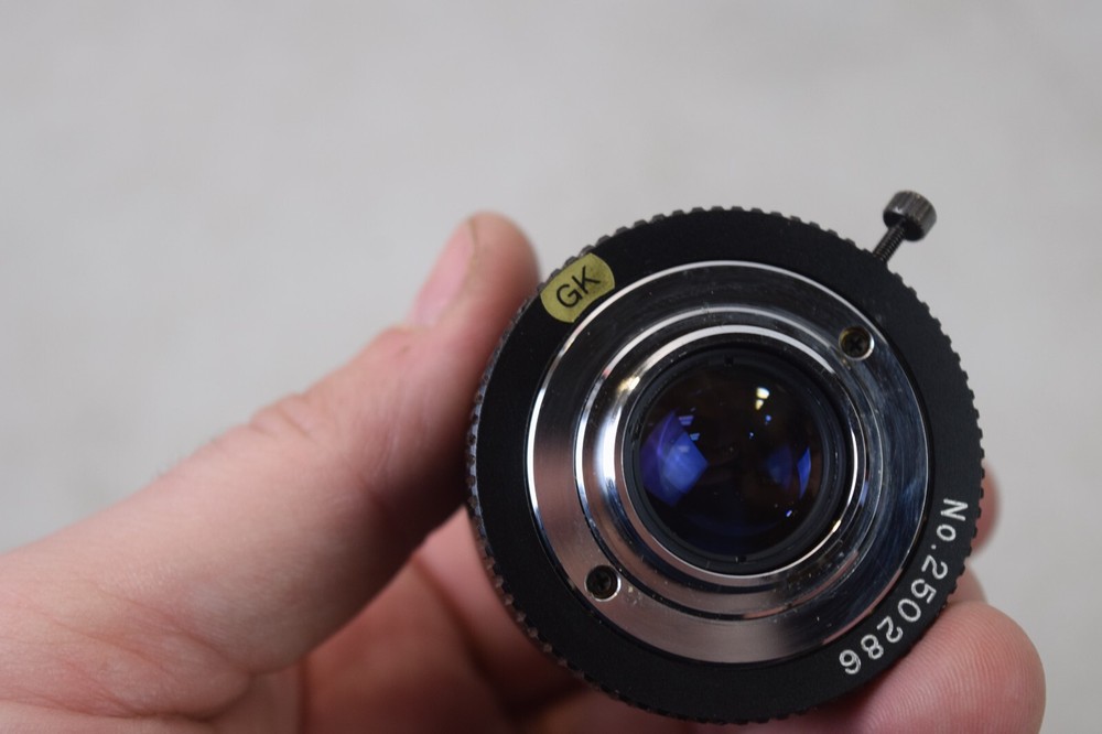 cctv precision optics auto iris 25mm 1.3