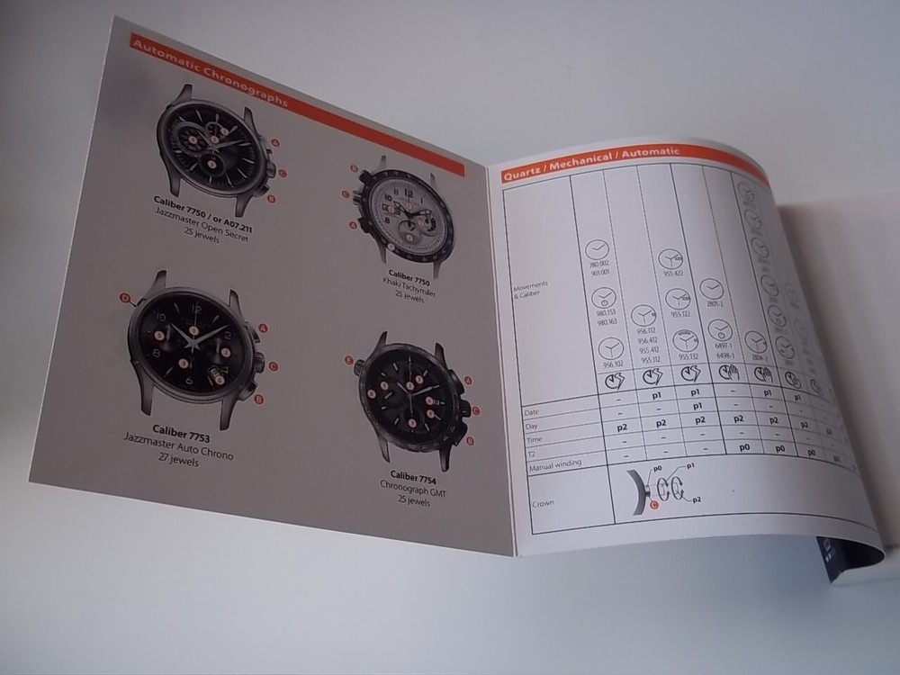 Hamilton watch Instruction Manual.  Pre-owned.