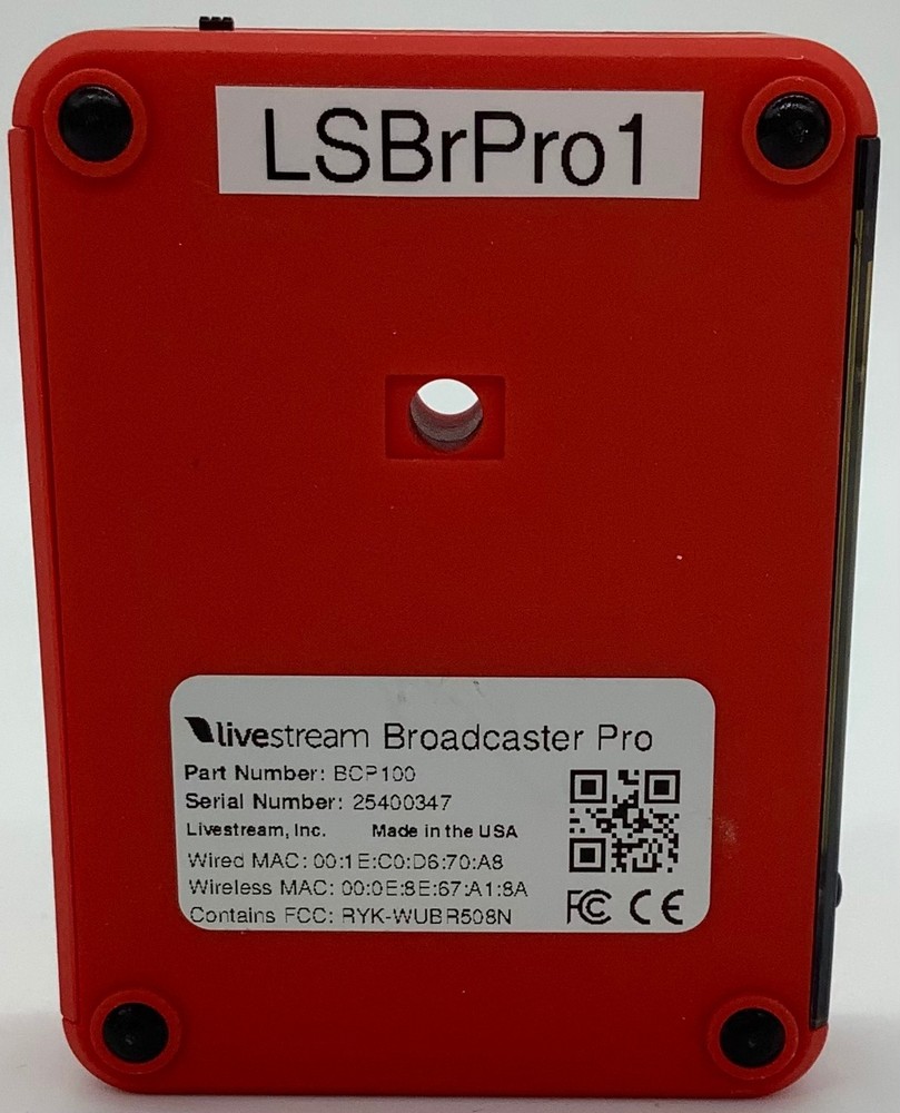 Livestream Broadcaster Pro BCP100 (read description)