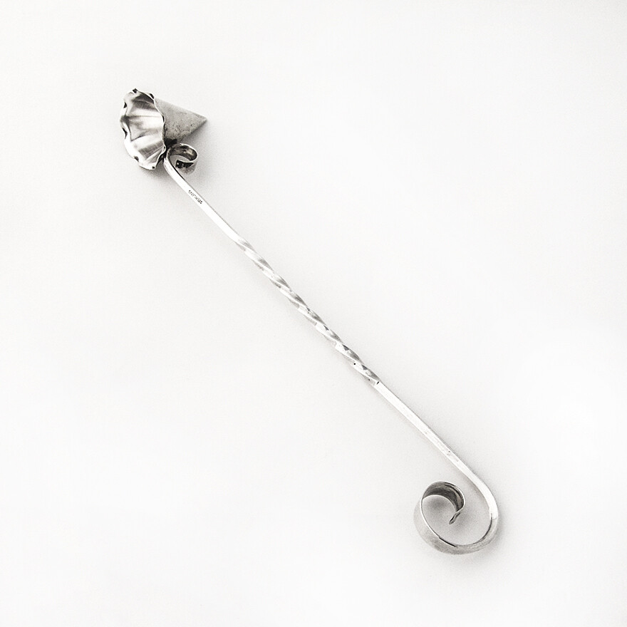 Candle Snuffer Sterling Silver Twist Handle
