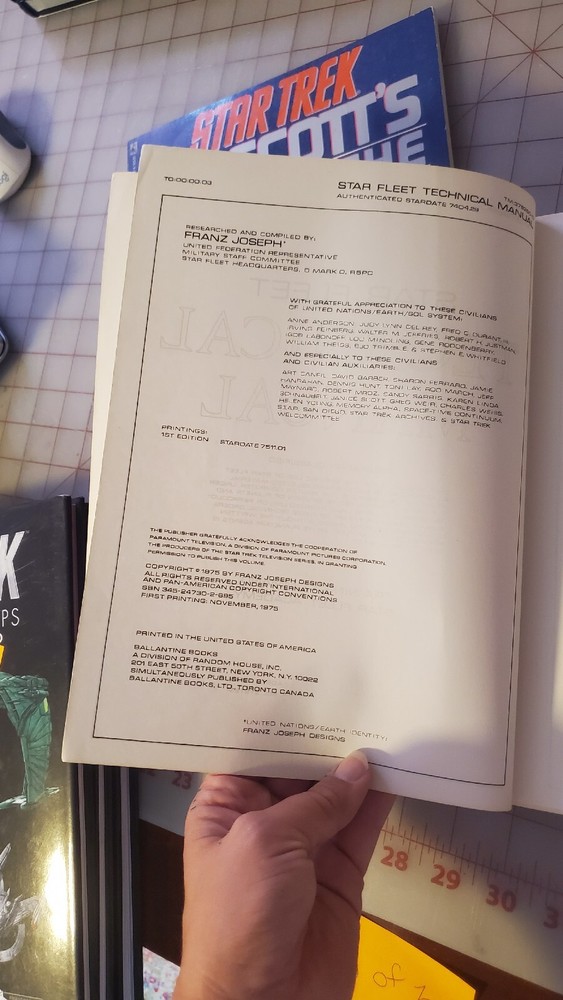 Star Fleet Reference Manuals Set Of 3 Books