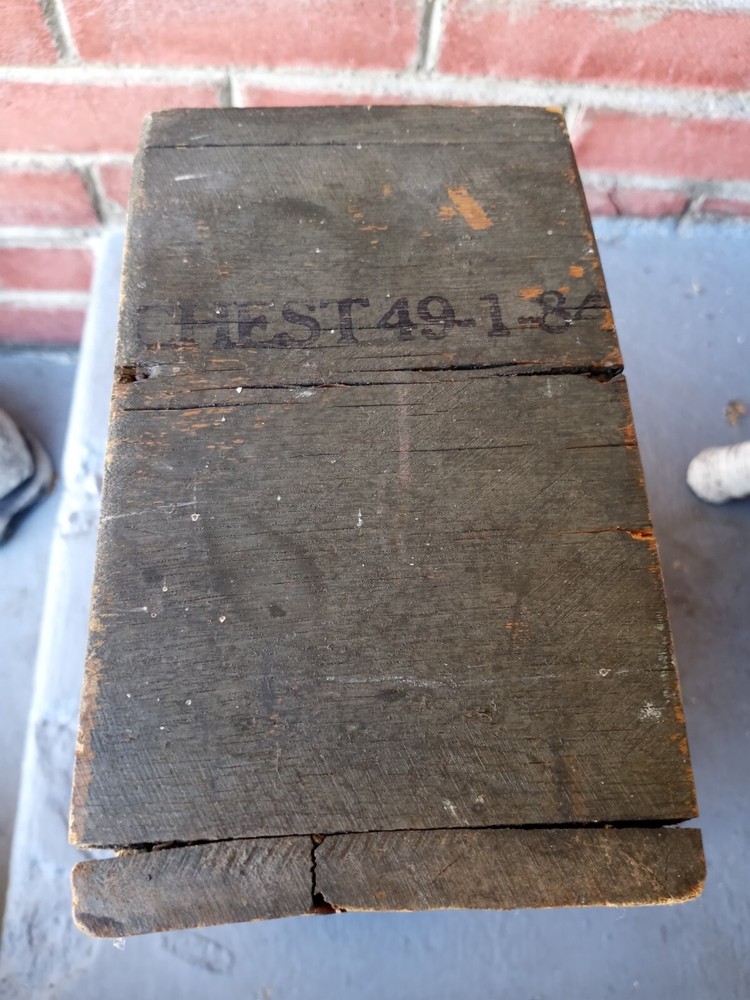 WW1 US ARMY OAK AMMO BOX