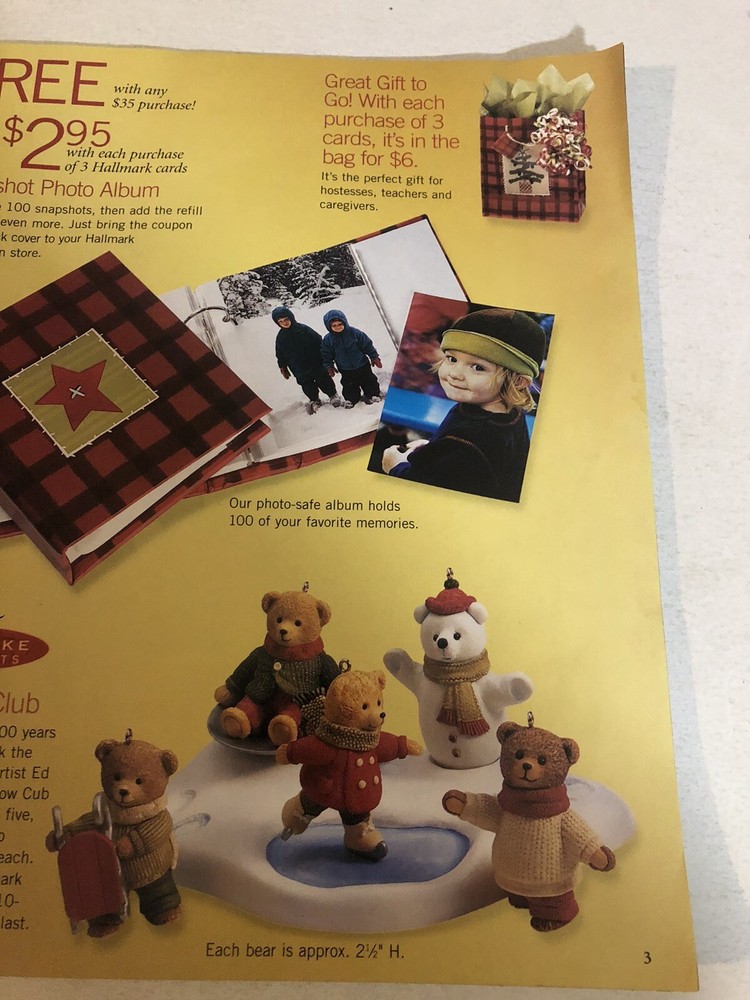 2002 Hallmark catalog Catalogue Holiday Gift Guide