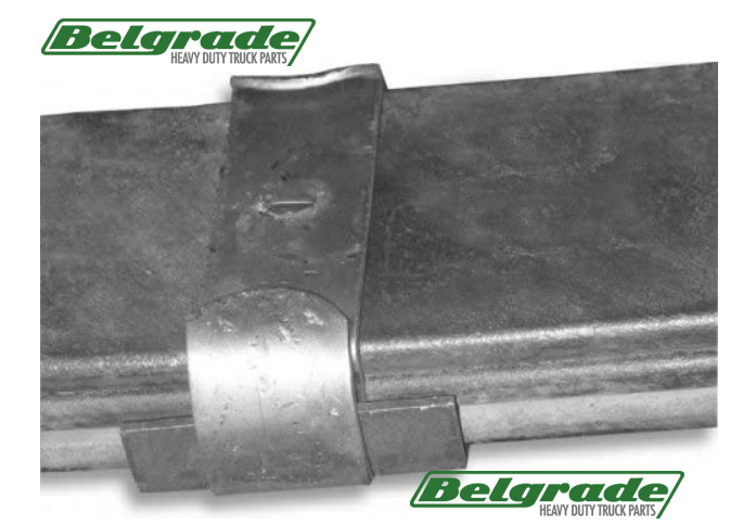 Leaf Spring Repair Clip with Cap 2inch. Pair (2 Pack)