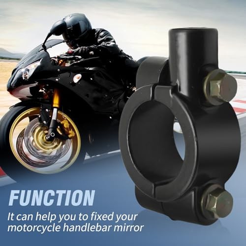 1" 25mm Mirror Thread Motorcycle Handle Bar 10mm 1" Handlebar 10mm Thread