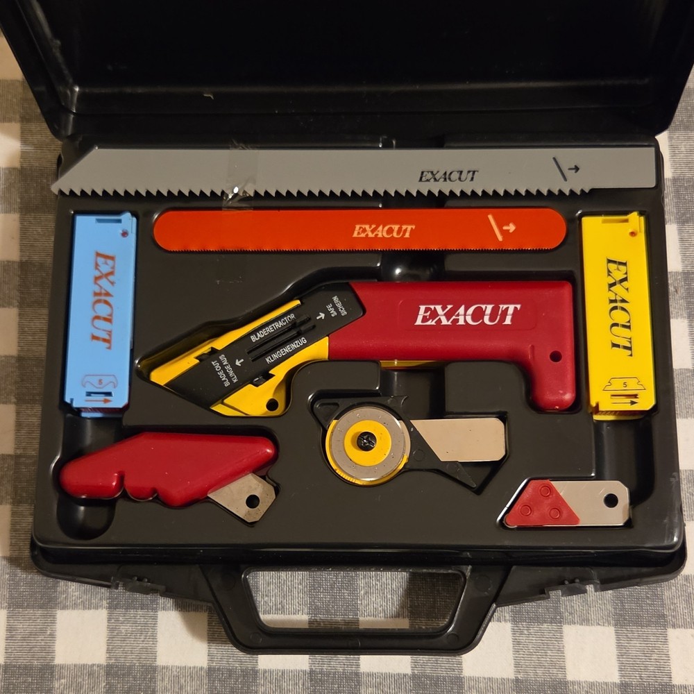 EXACUT Industrial Cutter Kit with Multiple Blades