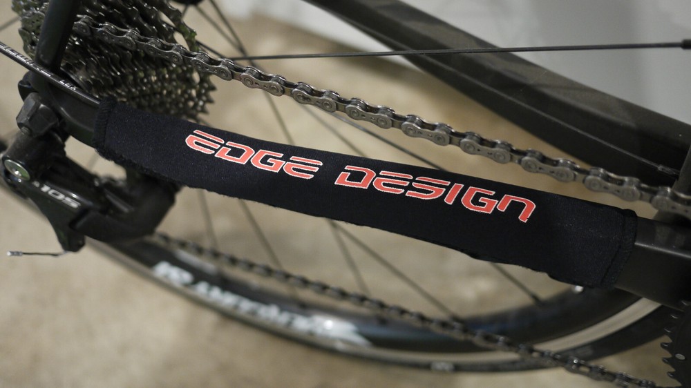Edge-Design Neoprene Chainstay Protector - Black
