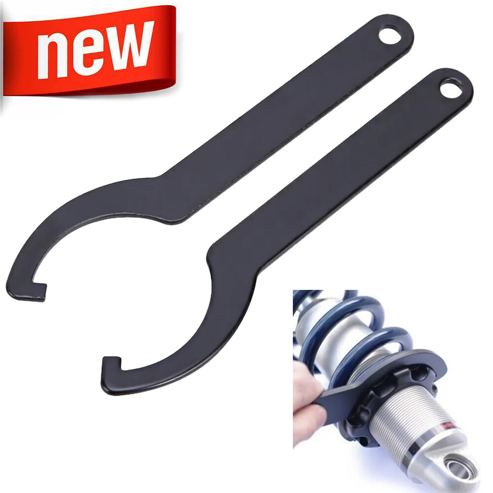2x Coil Over Wrench Shock Suspension Spanner Universal Adjustable Wrenches Tool