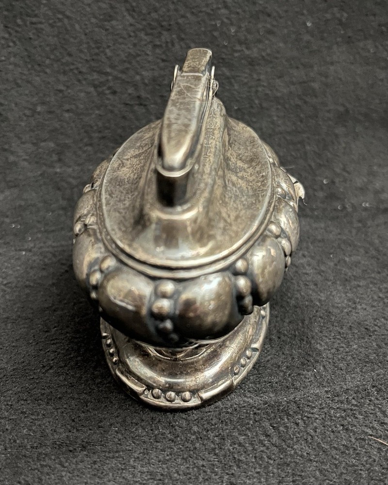 Vintage Silver Plate Ronson CROWN Table Cigarette Lighter Untested