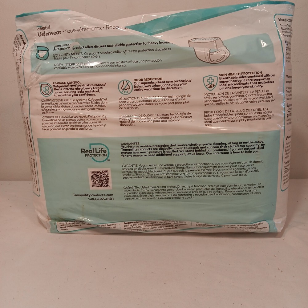 Tranquility Disposable Underwear X-Large Heavy 14 Ct