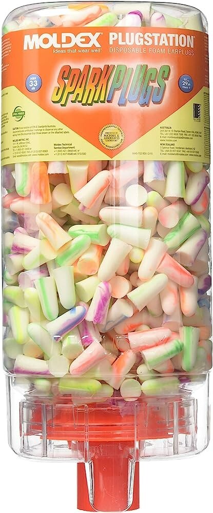 Moldex 6645 UNCORDED NRR 33 Shooting Range Construction Disposable Ear Plugs