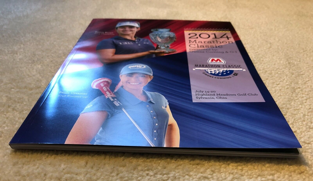 2014 MARATHON LPGA Program, Guide, Ticket, Tattoo! Beatriz Recari, Paula Creamer