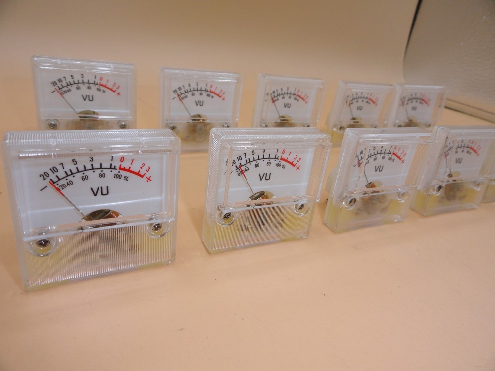 VU PANEL METER (LOT OF 10) STYLE B