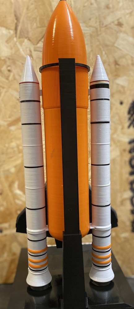 NASA Space Shuttle Full Launch Stack Model Assembled Display Rocket Model