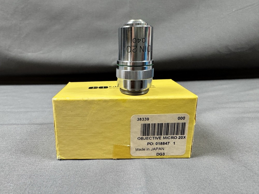 Edmund DIN20 0.40x Microscope Objective - Made In Japan