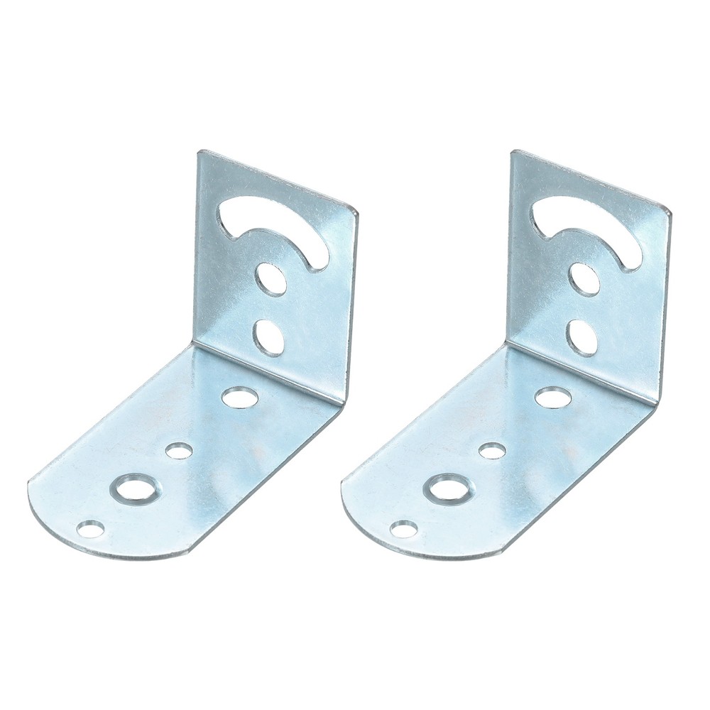 2Pcs L Bracket for Motorcycle, 57mm/2.2" L-Shape Off Road Light Mounting Bracket