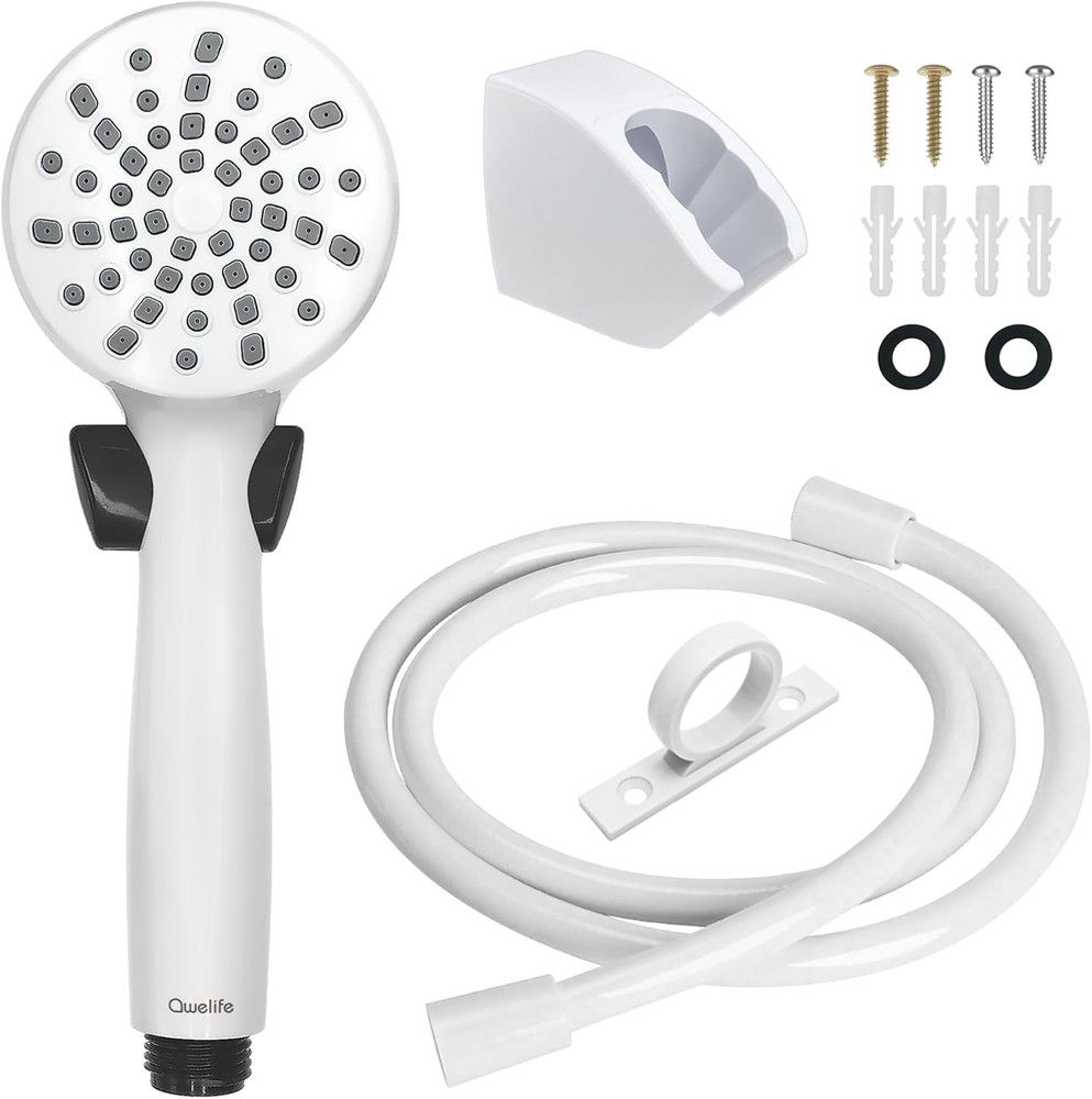 RV Shower Head with Hose and On Off Switch, Water Saving High Prure