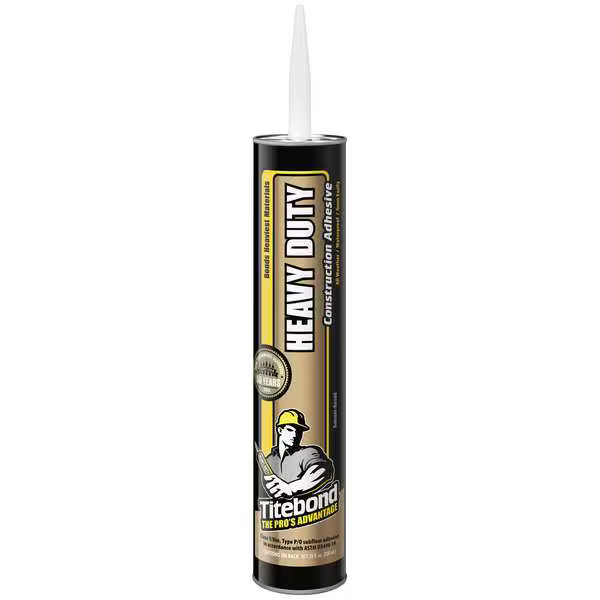 Titebond Construction Adhesive, Solvent-Based Heavy Duty Series, Light Tan, 28