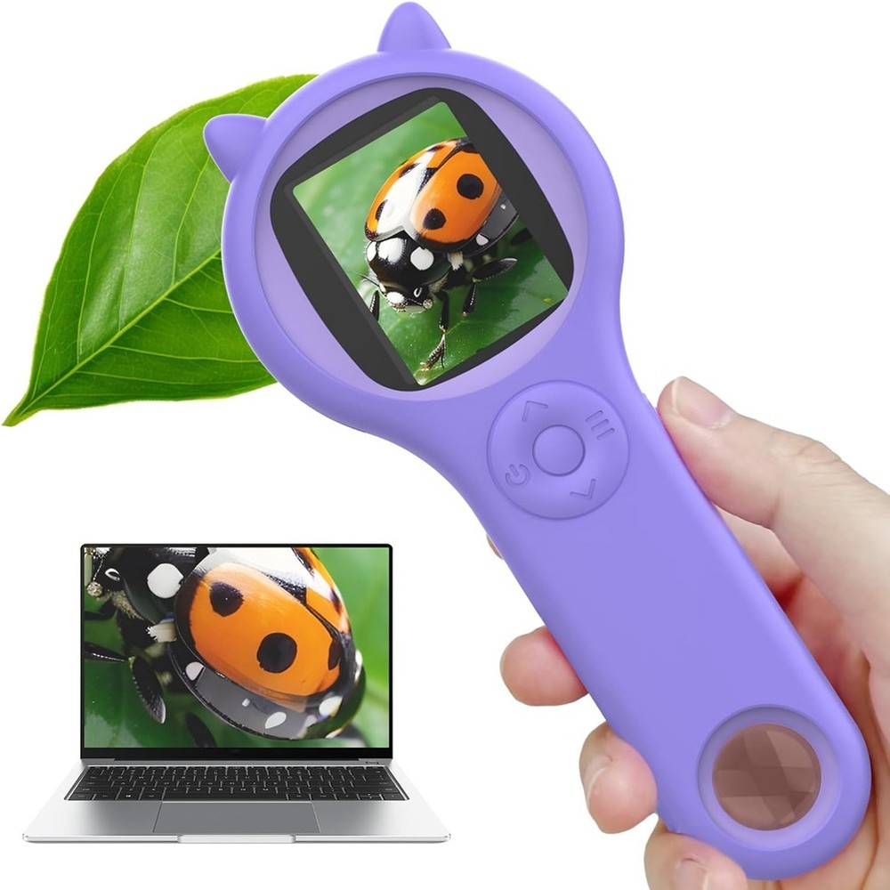 Microscope for Kids - Portable Handheld Magnifying Glass Digital Microscope9887