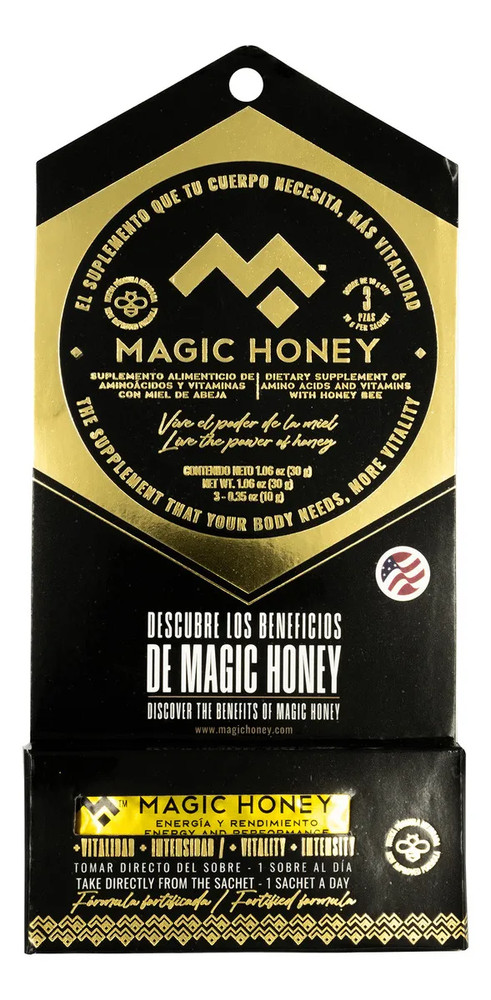 3 Real Magic Honey Blend Packets|Energy Boost|Premium Quality
