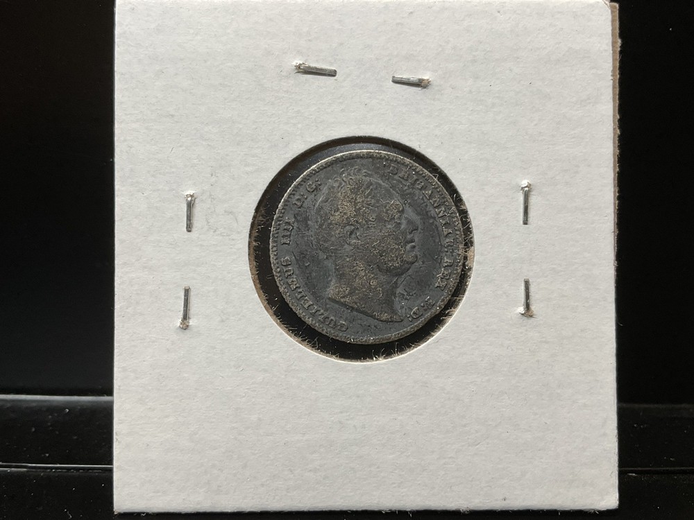1834 Great Britain 6 Pence