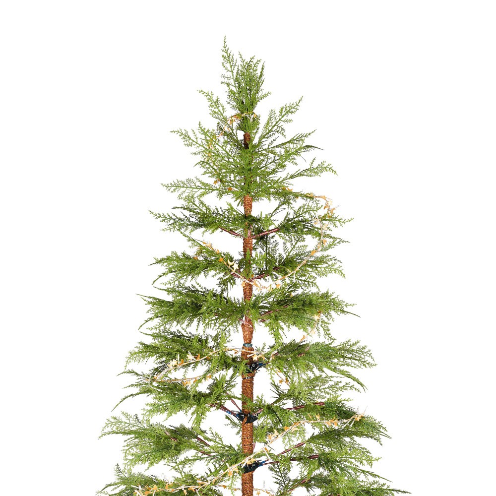 6 FT Artificial Full Christmas Tree Includes LED Lights Xmas Decoration