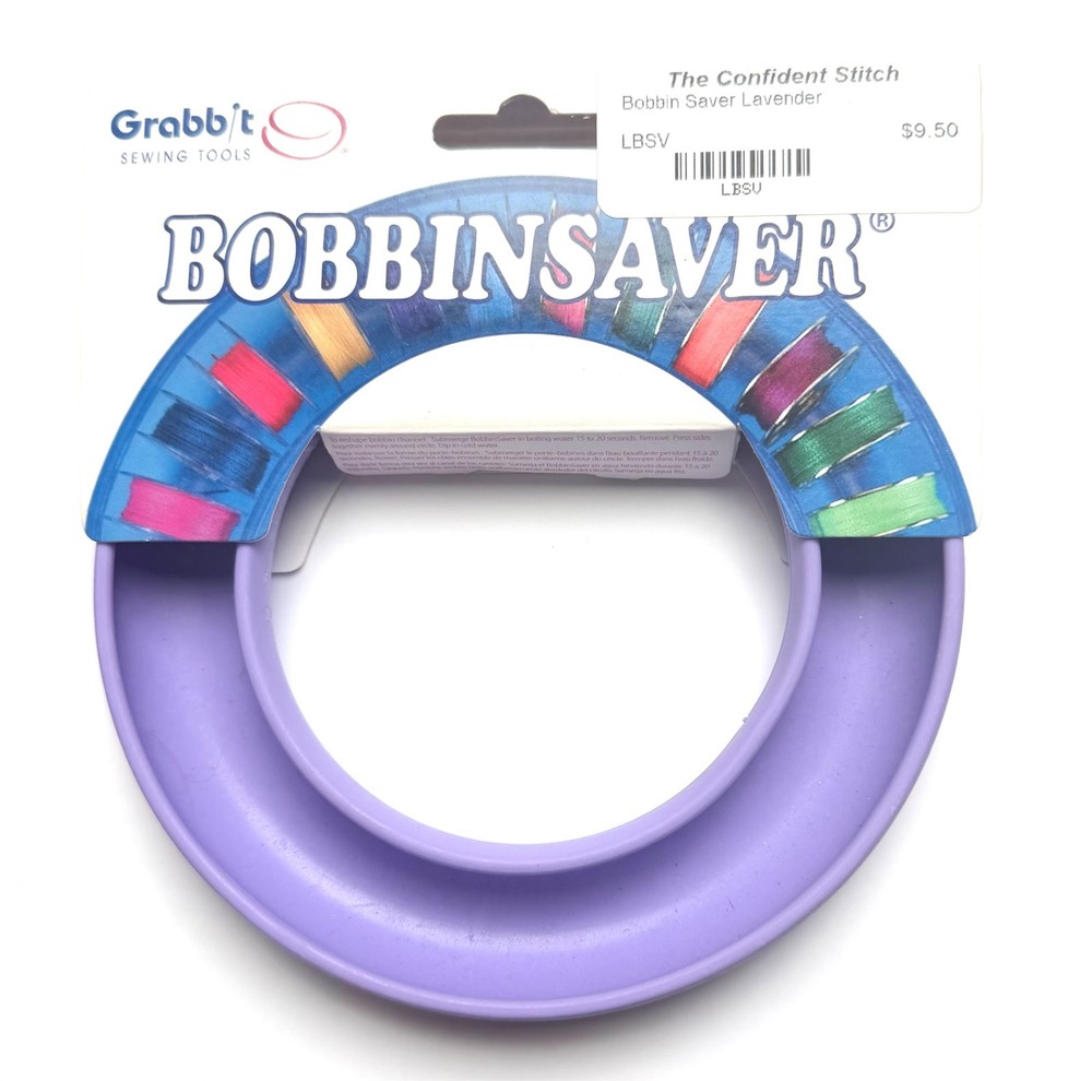 Sewing Bobbin Organizer Bundle – 2 Bobbinsavers + Caddy Holder Set Purple/Lavend