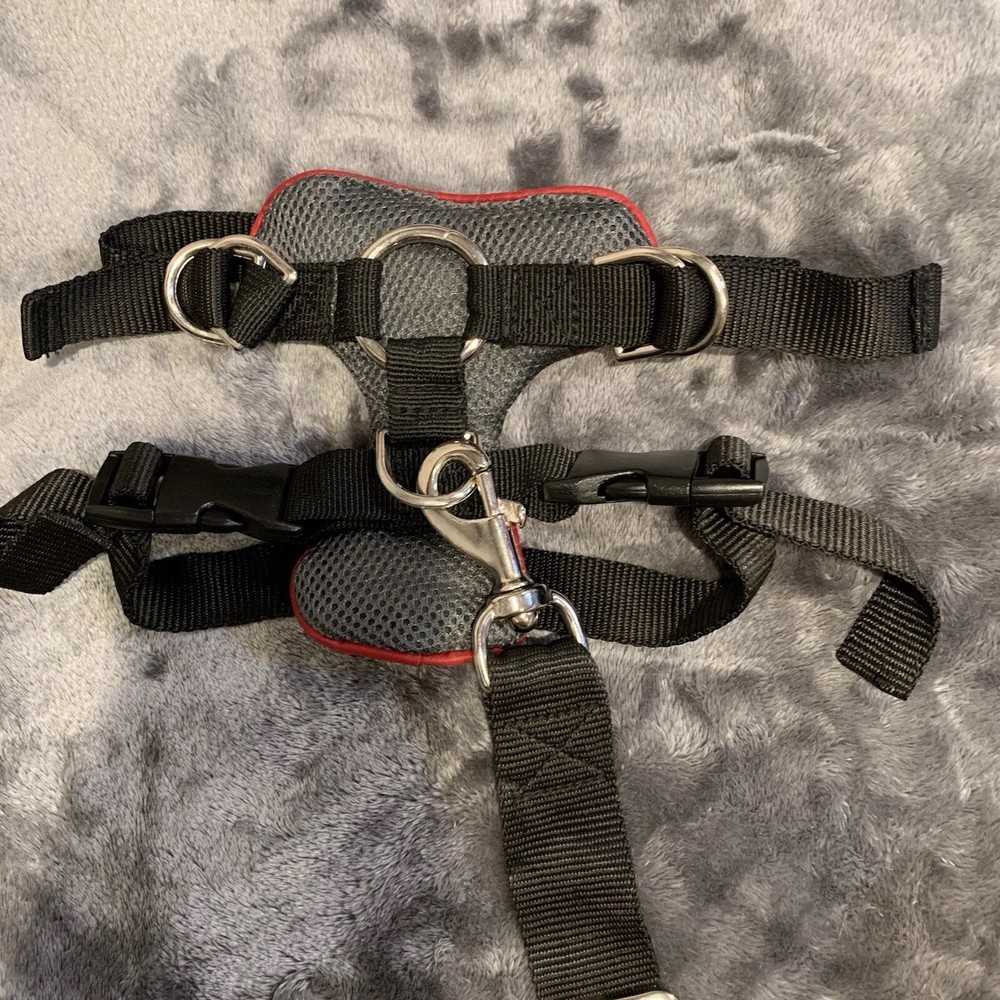 Solvit Dog Harness Black Fabric Metal Size S