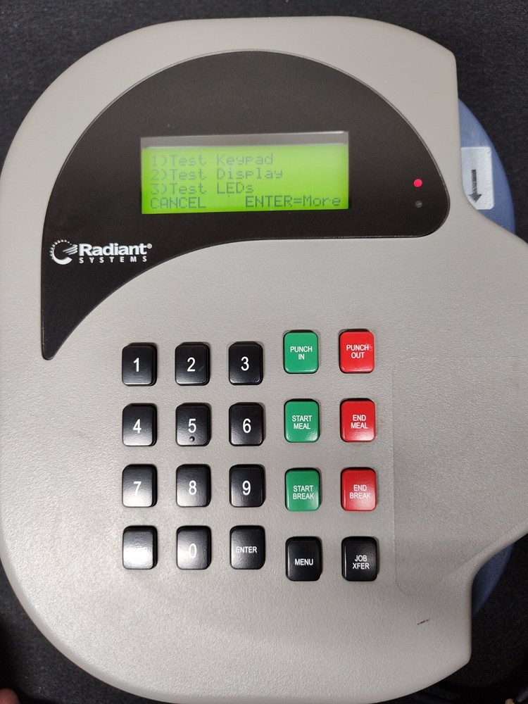 Radiant Systems Time Clock Model W102