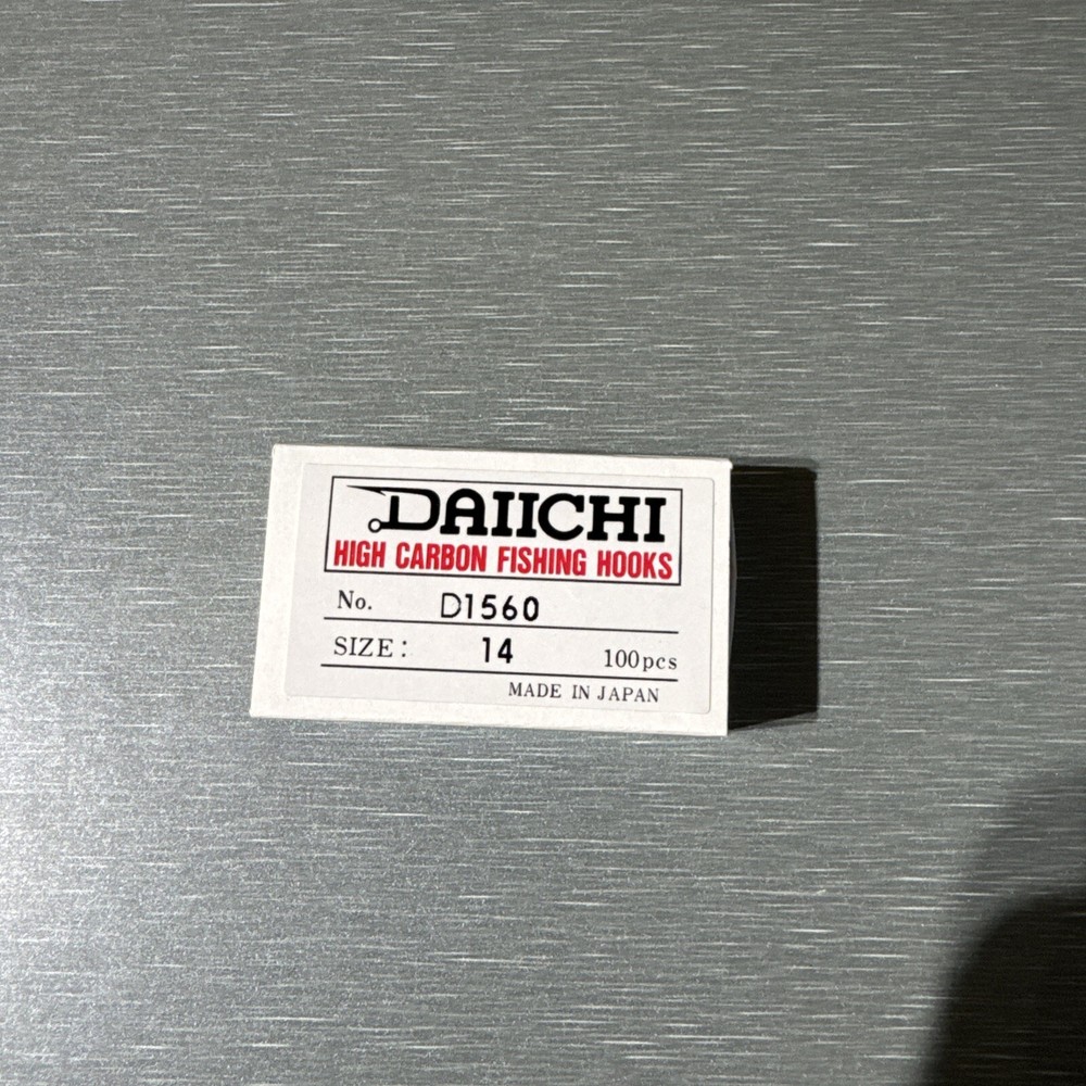 Daiichi 1560 Size 14 Hooks (100 Pack)