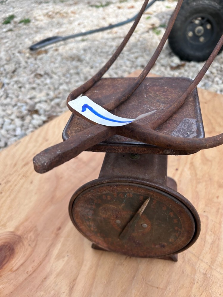 Fork Rake Head 4 Thines Rusty Rustic no handle Original Vintage Primitive Metal