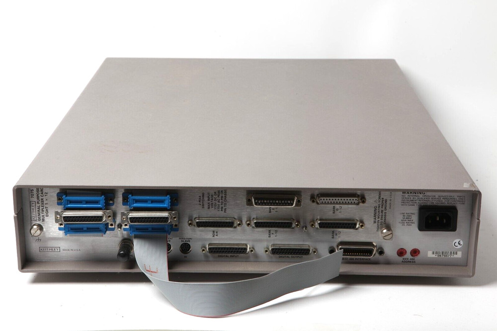 Keithley 708A Switching System Mainframe w/ 7075 multiplexer 8 1x12