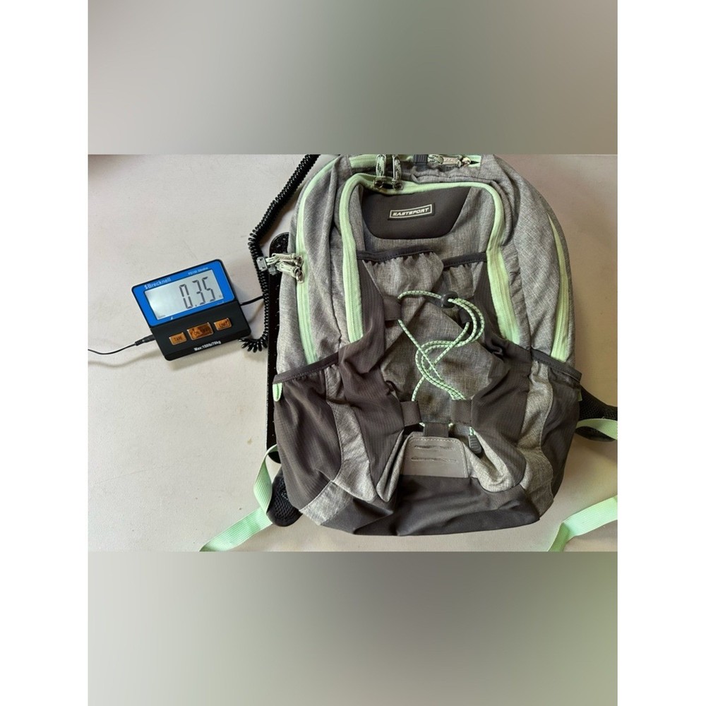 Eastsport Gray and Green Backpack