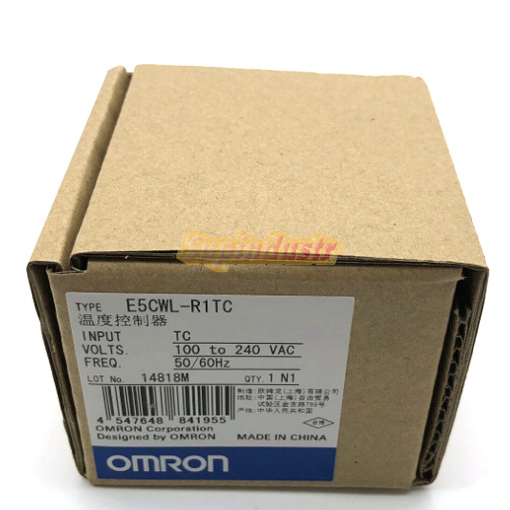 New Omron Temperature Controller E5CWL-R1TC 100-240VAC
